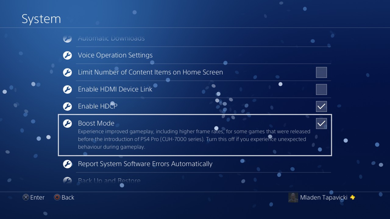 Boost Mode dla PS4 Pro to jedna z nowości aktualizacja 4.50