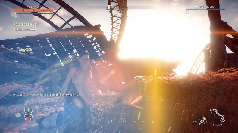 Tak prezentuje się gra świateł w Horizon: Zero Dawn