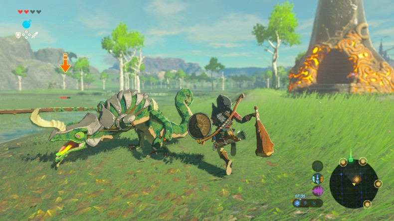 Przykładowa walka w The Legend of Zelda: Breath of the Wild