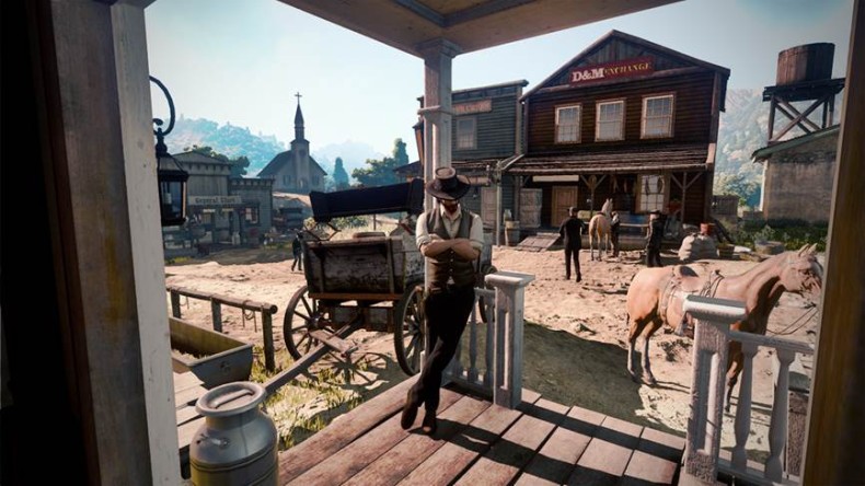 Red Dead Redemption 2 Screen przedstawia rozgrywkę